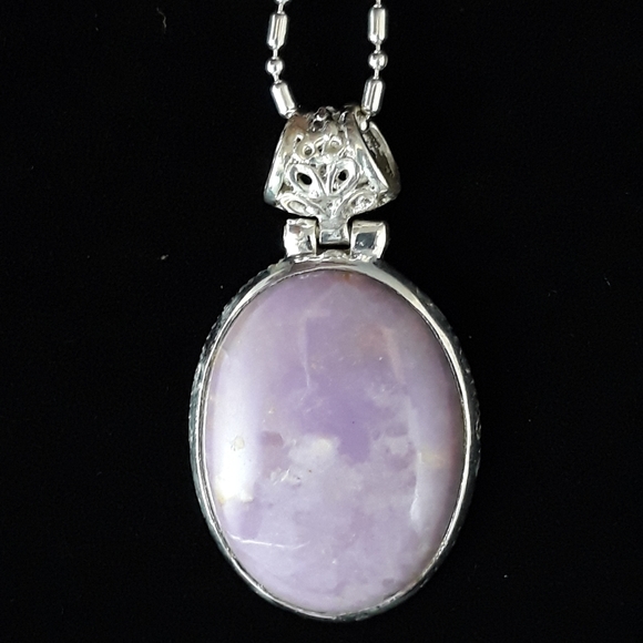 Phosphosiderite Sterling Silver Pendant - Picture 11 of 11